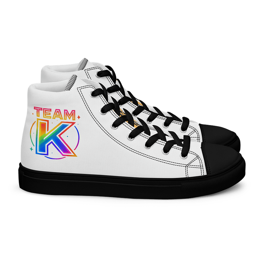 TEAM K Pride 1 Women's High Top Canvas Shoes product image (2)