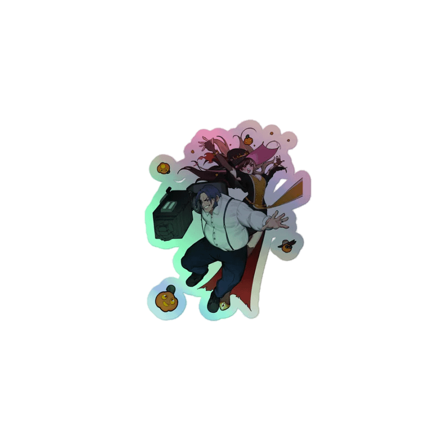 MageHouse: Pumpkin & Mecha - Holographic Sticker product image (1)