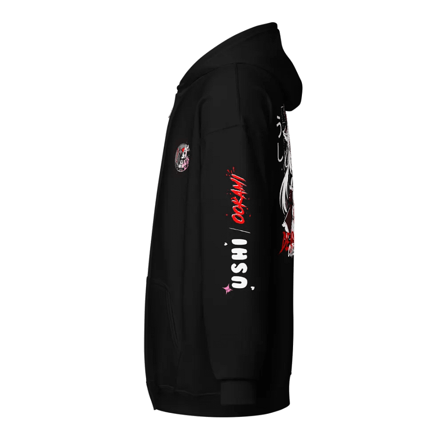 Adorably Macabre Couple Zip-up Hoodie (Alternate) product image (3)