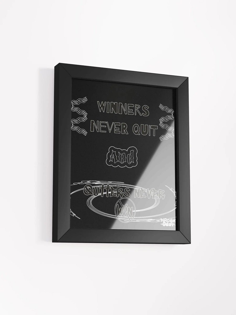 Winners - Framed - Black - High-Quality Poster product image (2)