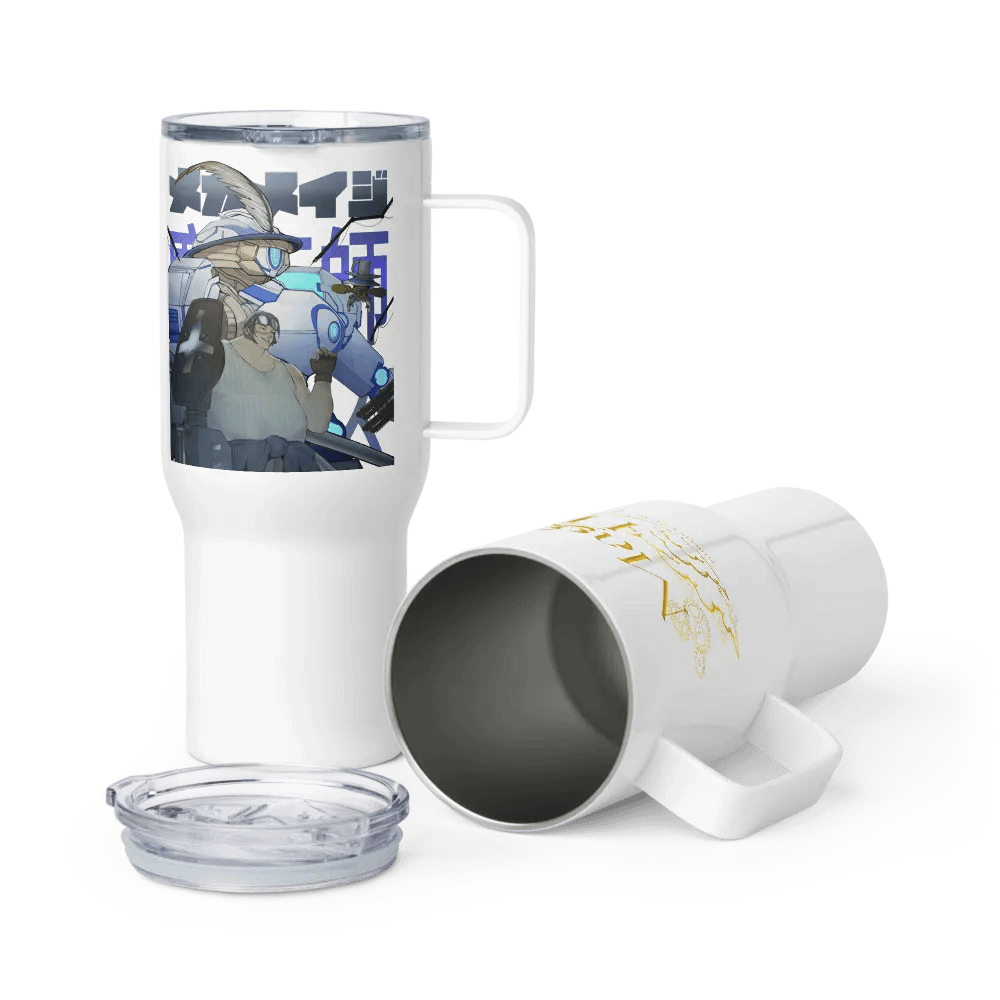 Mecha Mage: Titan Refreshed - Travel Mug w/ Handle product image (3)