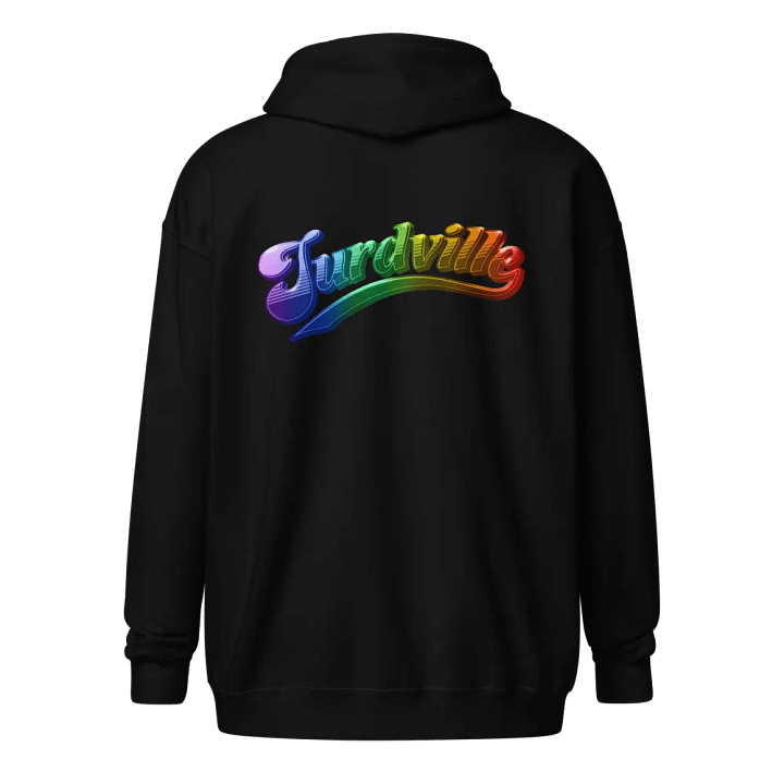 Jurdville Rainbow Zip-Up Hoodie product image (2)