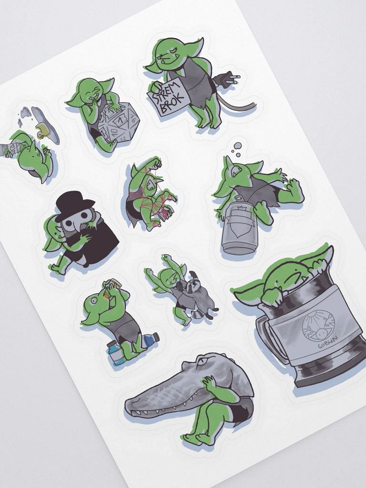 Goblin Sticker Sheet product image (1)