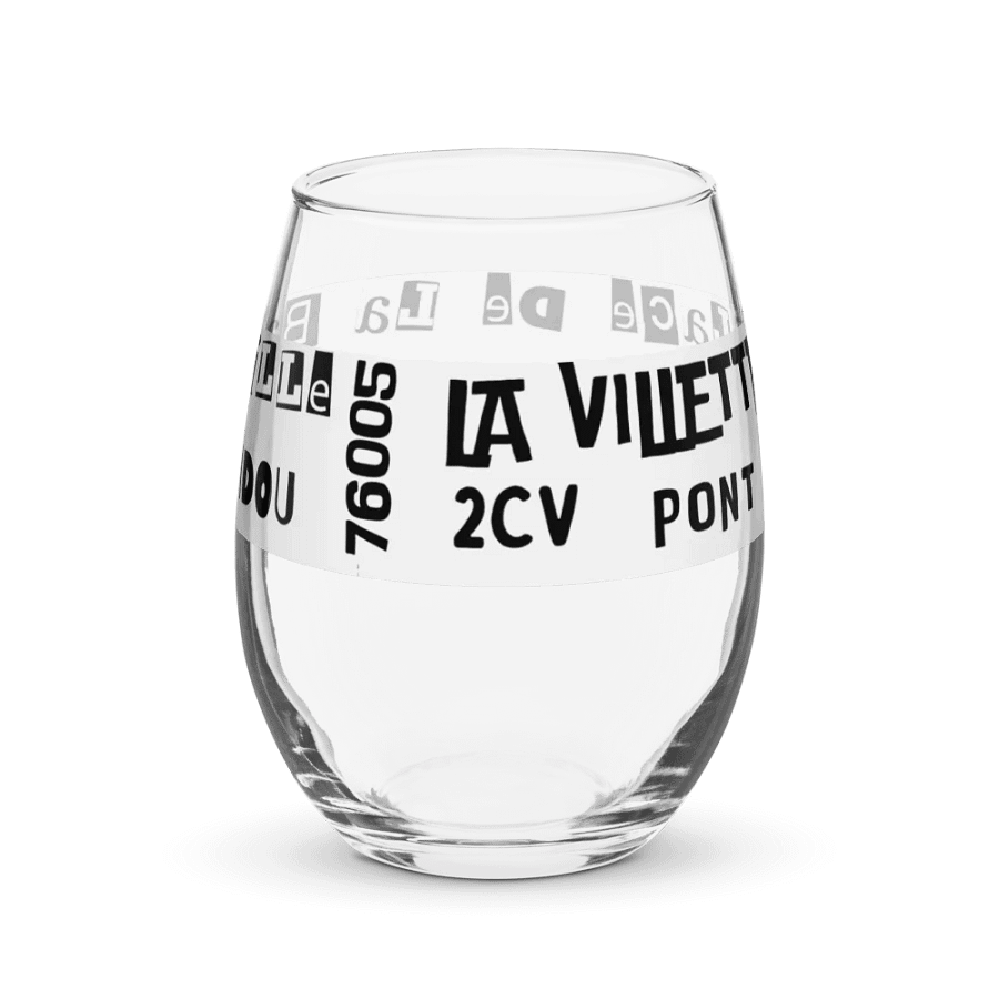 Paris Words • Pompidou • Glassware product image (5)