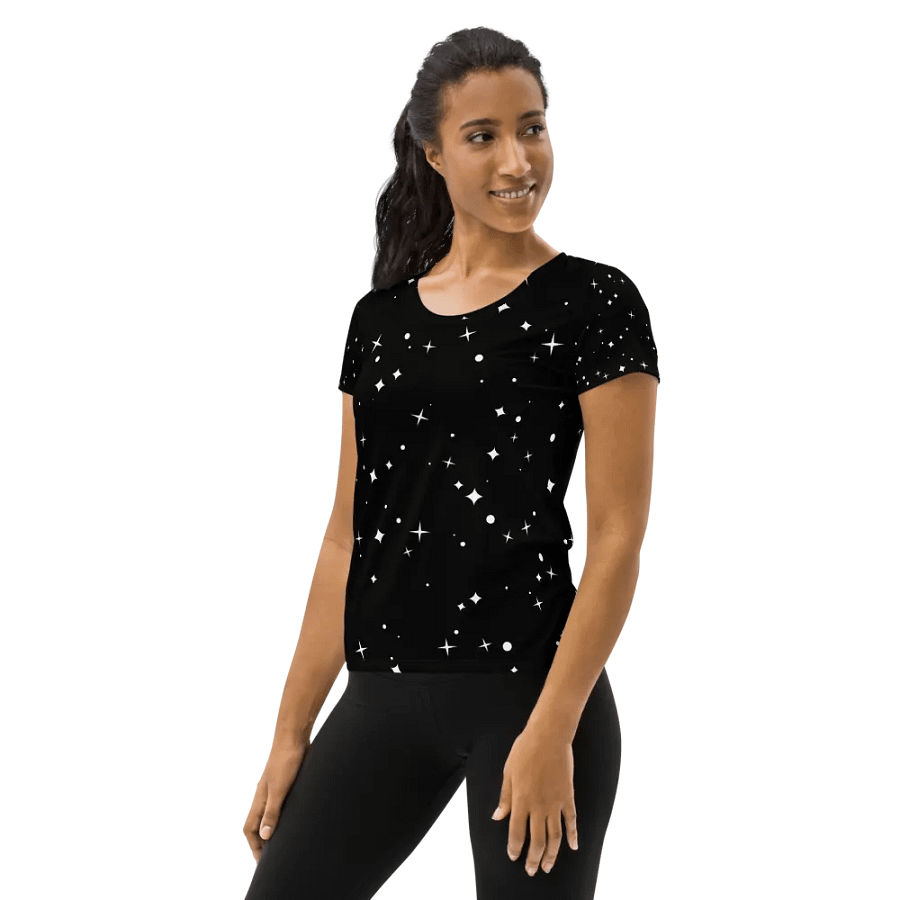 Starry Night All-Over Print Athletic Tee product image (3)