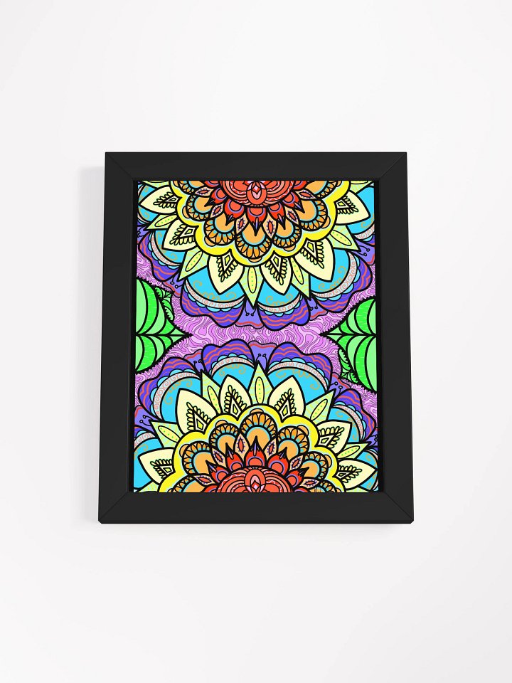 Rainbow Bloom Framed Print product image (1)