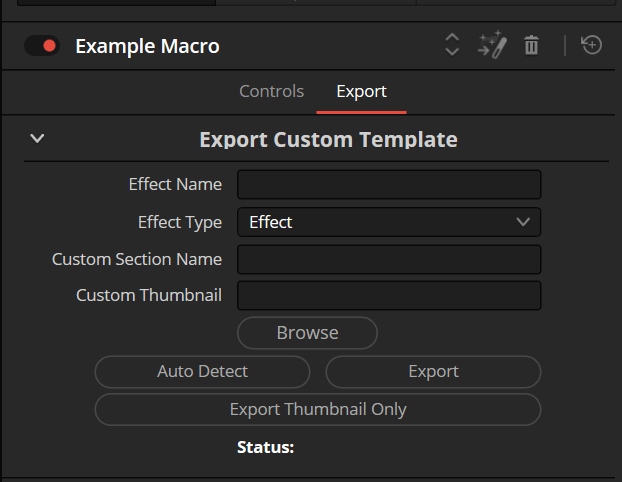 The Macro Exporter Dev Kit | A Davinci Resolve Fusion Node V19+ product image (3)