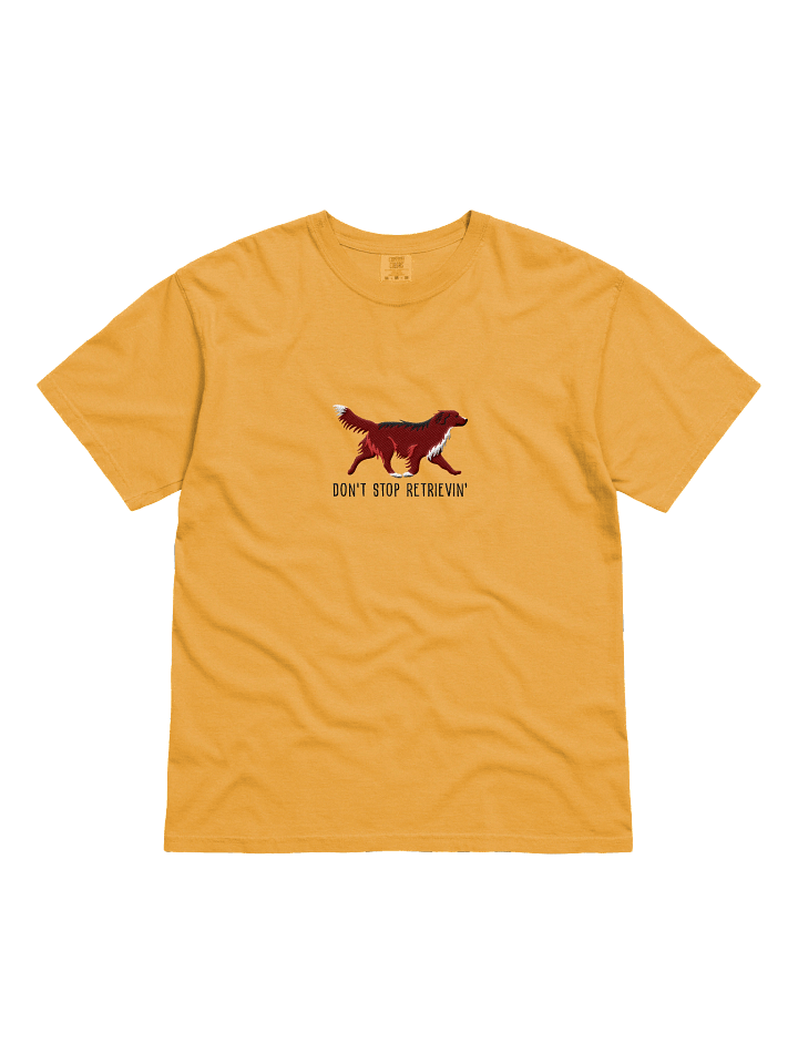 Don't Stop Retrievin' T-Shirt(Embroidered) of a Nova Scotia Duck Tolling Retriever(Dark Red) product image (21)