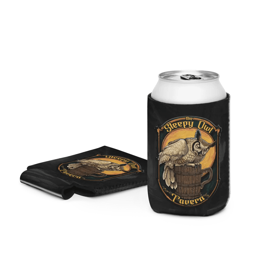 Sleepy Owl Coozie product image (4)