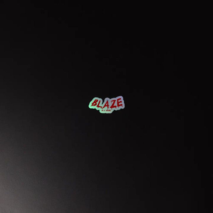 Blaze shark sticker product image (4)