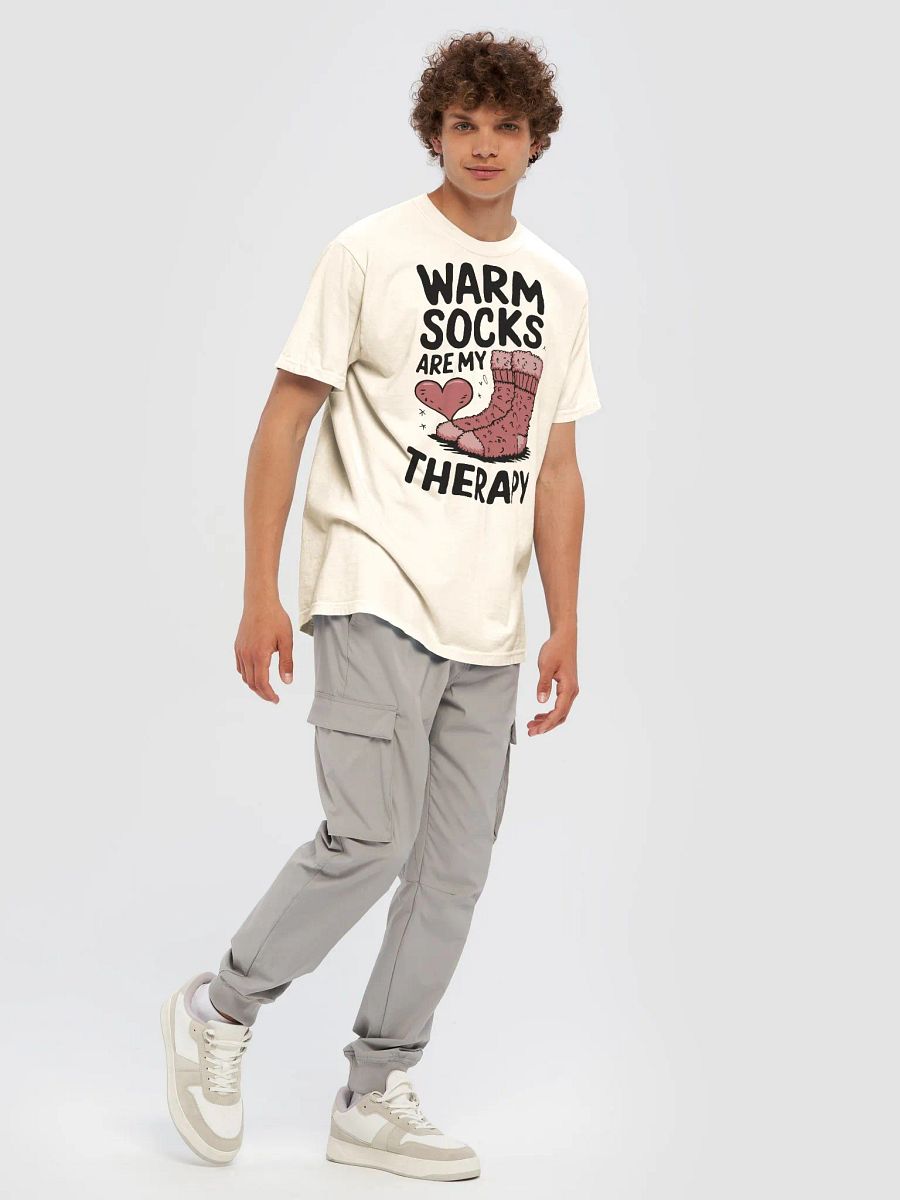 Warm Socks Are My Therapy Tee product image (6)