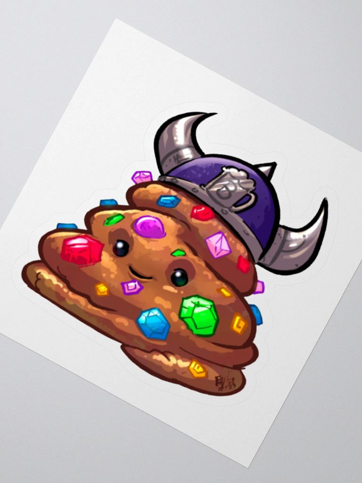 Crystalized poop sticker product image (2)