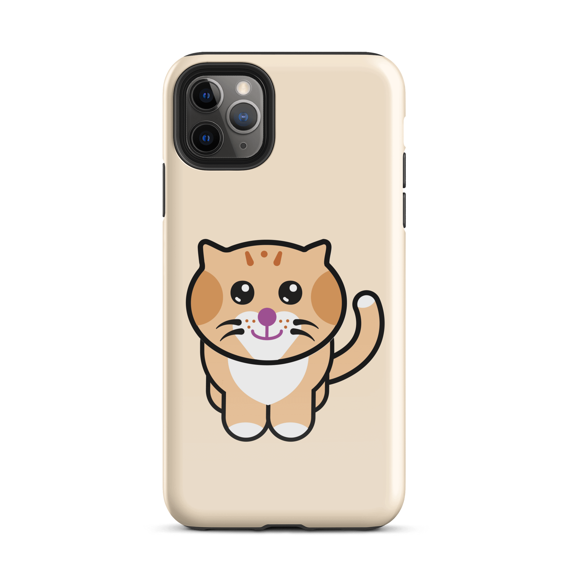Yogii Kitty Cat iPhone case - light orange product image (51)