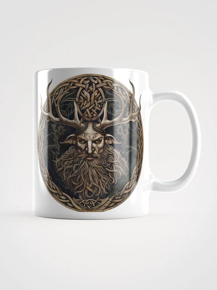 Cernunnos - The Celtic Horned God White Glossy Mug product image (1)