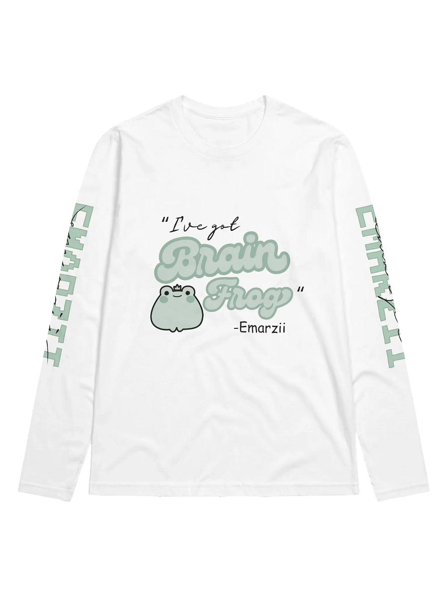 White BrainFrog Long Sleeve Tee product image (1)