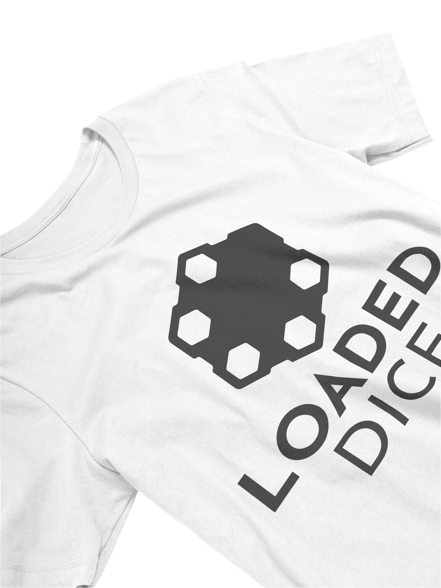 Loaded Dice Graphic T-Shirt White product image (3)