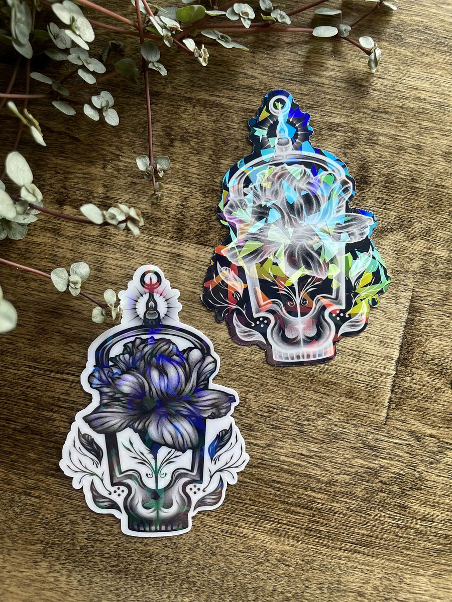HOLO Floral Lantern Sticker product image (2)