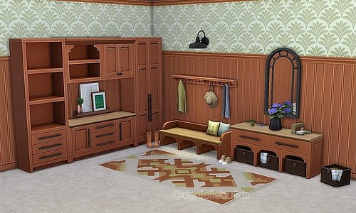 ✨grange mudroom kit✨ by @peacemaker.ic 

here’s an overview of the items in the new sims 4 kit! there are more swatches than ...