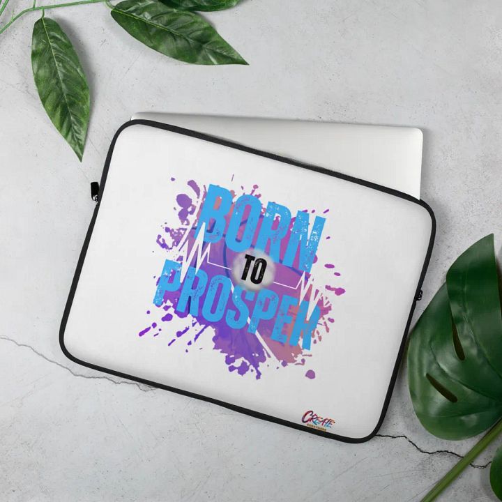 Born to Prosper Laptop Sleeve product image (2)
