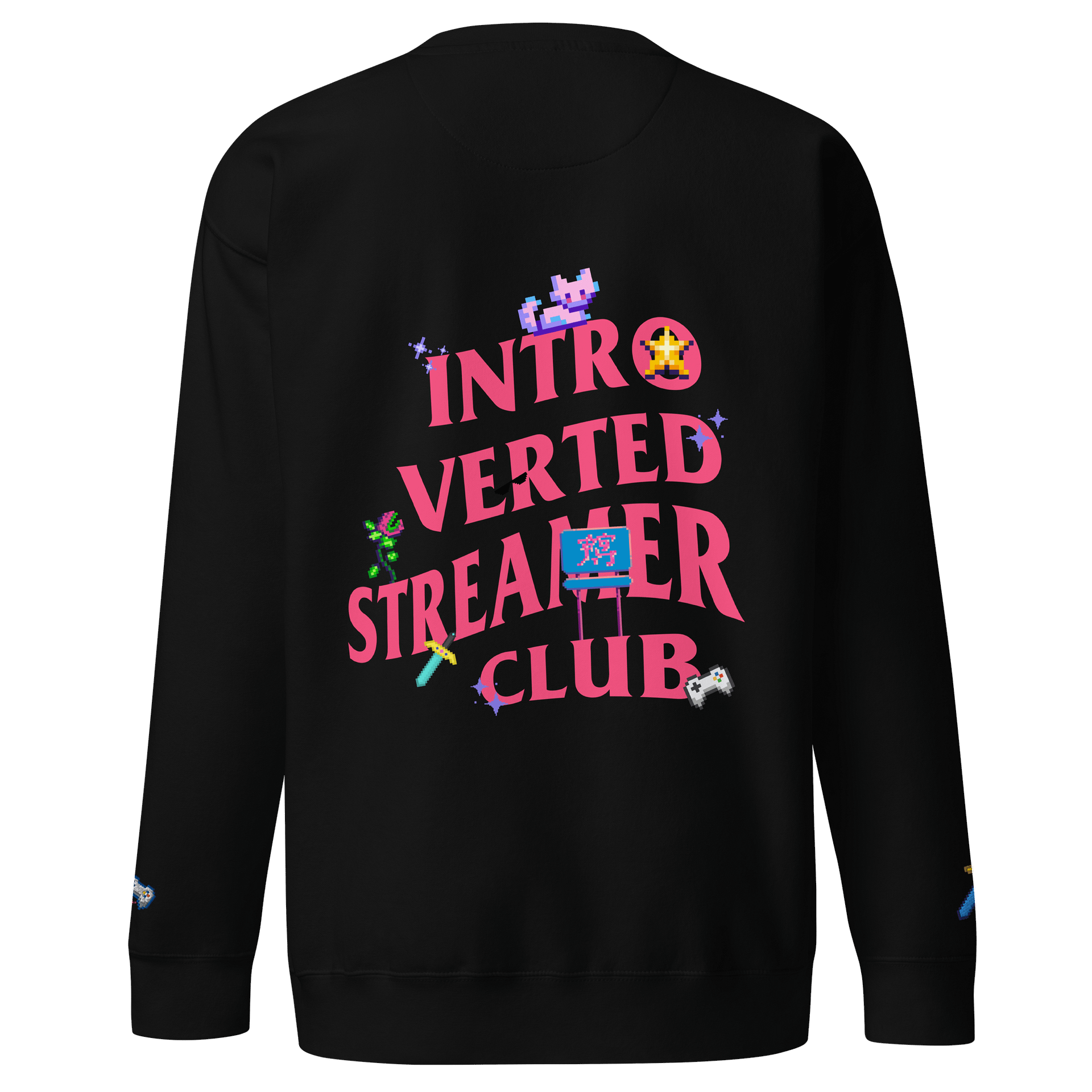 Introverted Streamer Club "Pixel-Elated" Sweatshirt product image (1)
