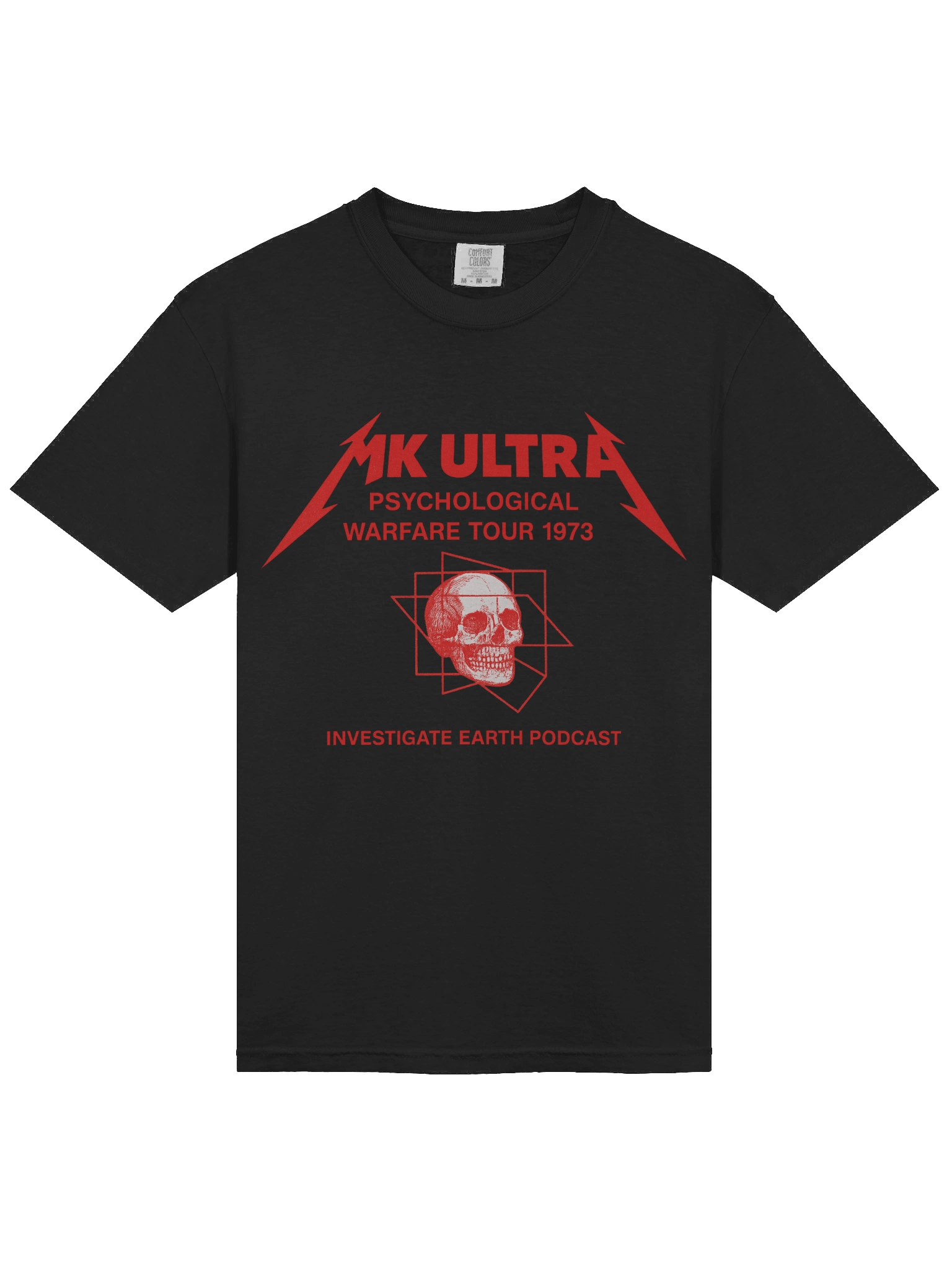 Limited Premium MK Ultra Psychological Warfare Tour Comfort Colors T-Shirt product image (6)