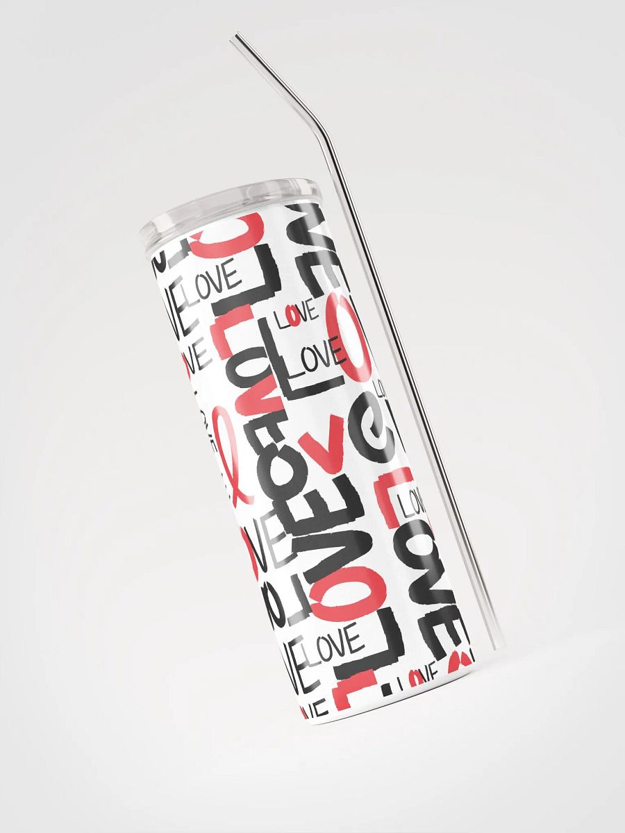 Valentine's Love Love Love Stainless Steel Tumbler: Share the Love product image (3)