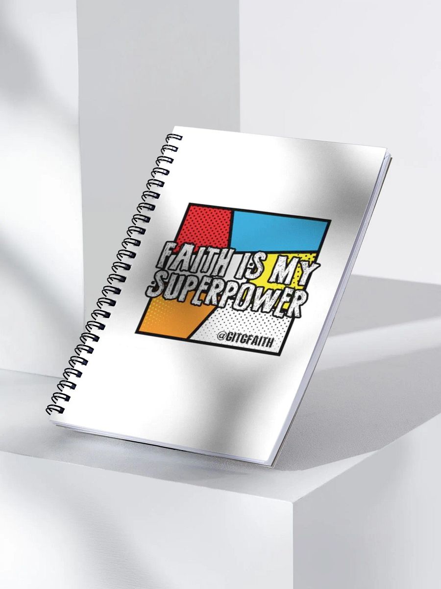 Faith is my Superpower Spiral NoteBook product image (2)