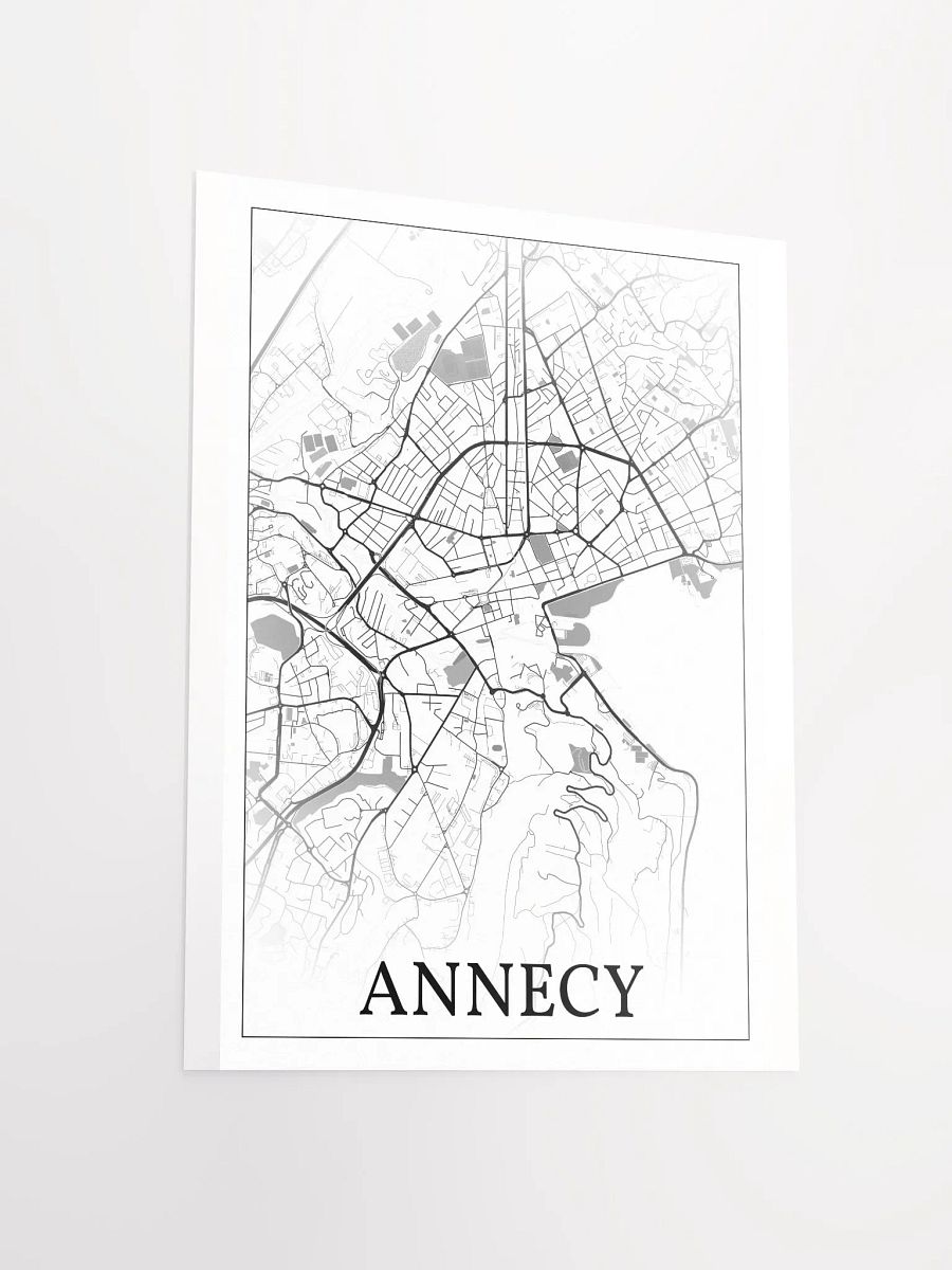Annecy, France, city map print product image (13)