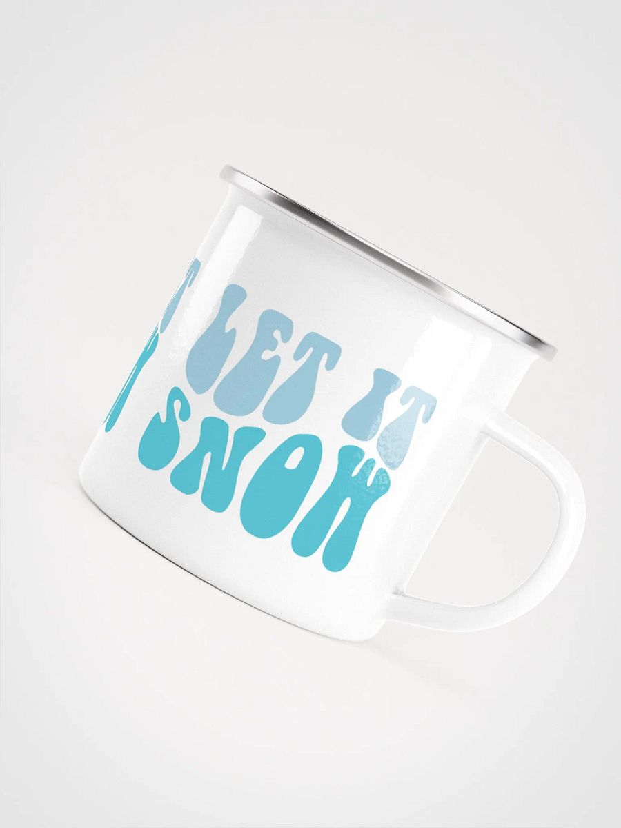 Let it Snow Enamel Mug product image (5)
