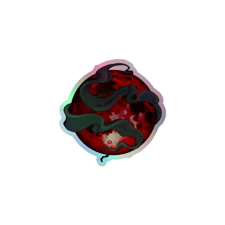 Blood moon sticker product image (1)