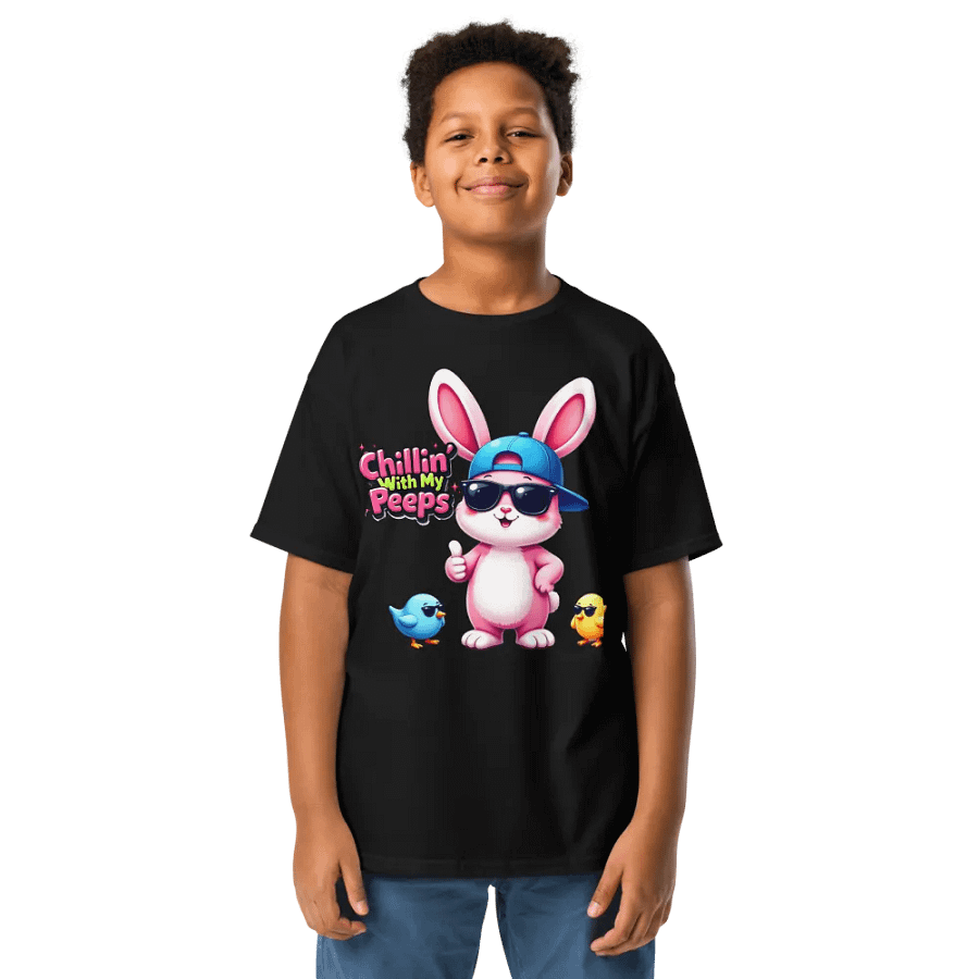 Chillin' With My Peeps! – Funny Easter T-Shirt product image (5)
