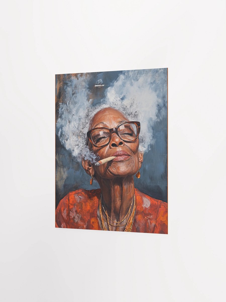 420 Stoner Art – Afrocentric Cannabis Queen Poster Unframed product image (3)