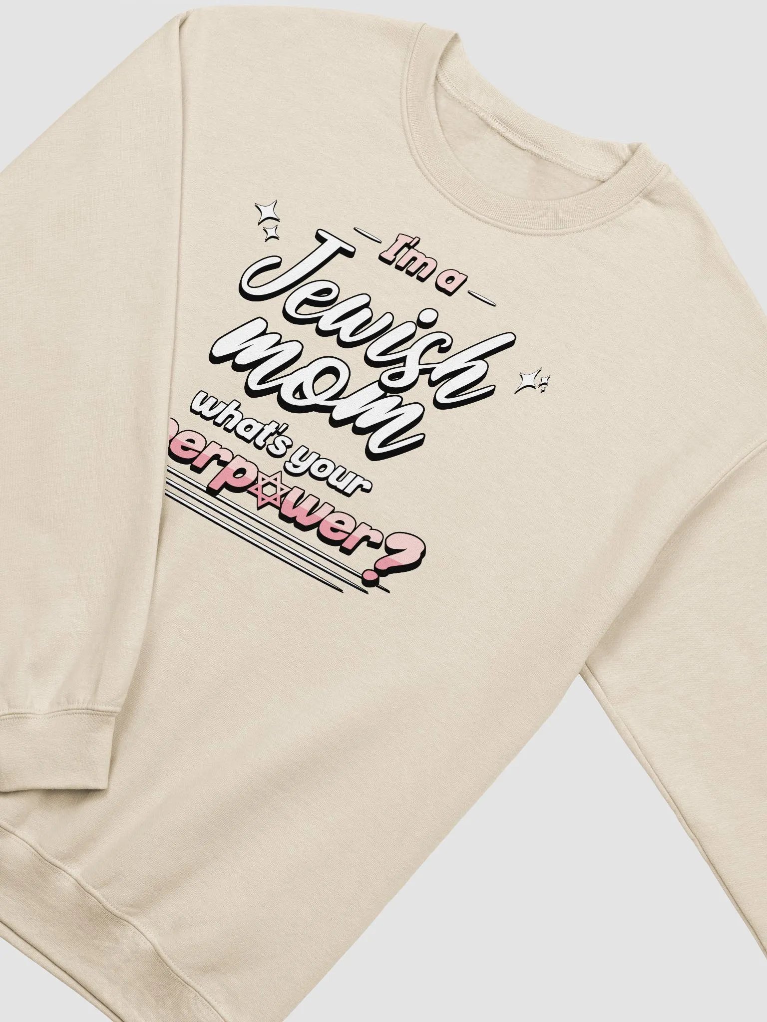 Jewish Mom Superpower Crewneck Sweatshirt product image (3)