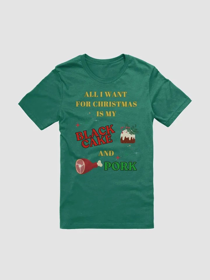Festive Black Cake and Pork T-Shirt product image (51)