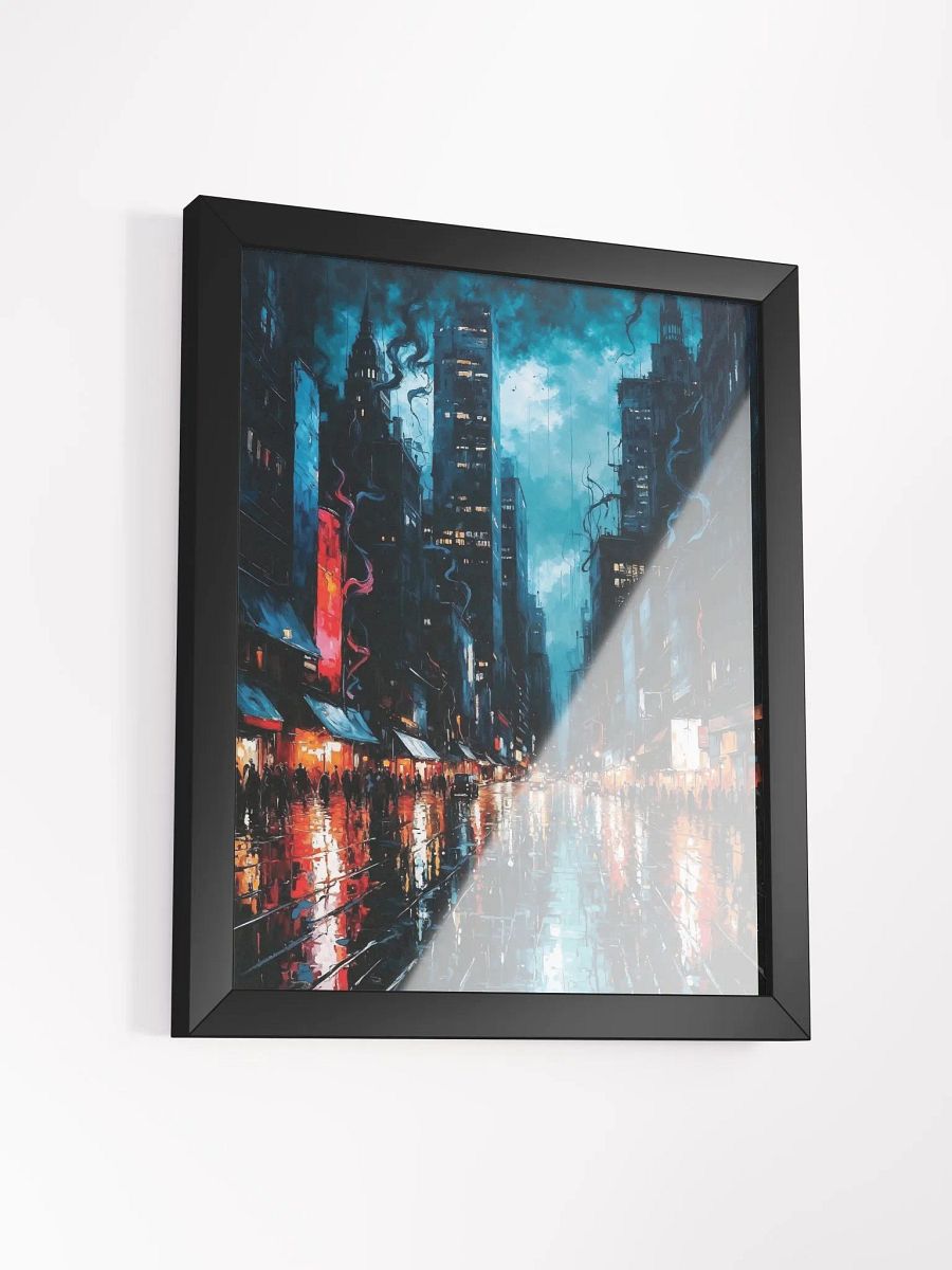 Moody Urban Nightlife Framed Poster product image (12)