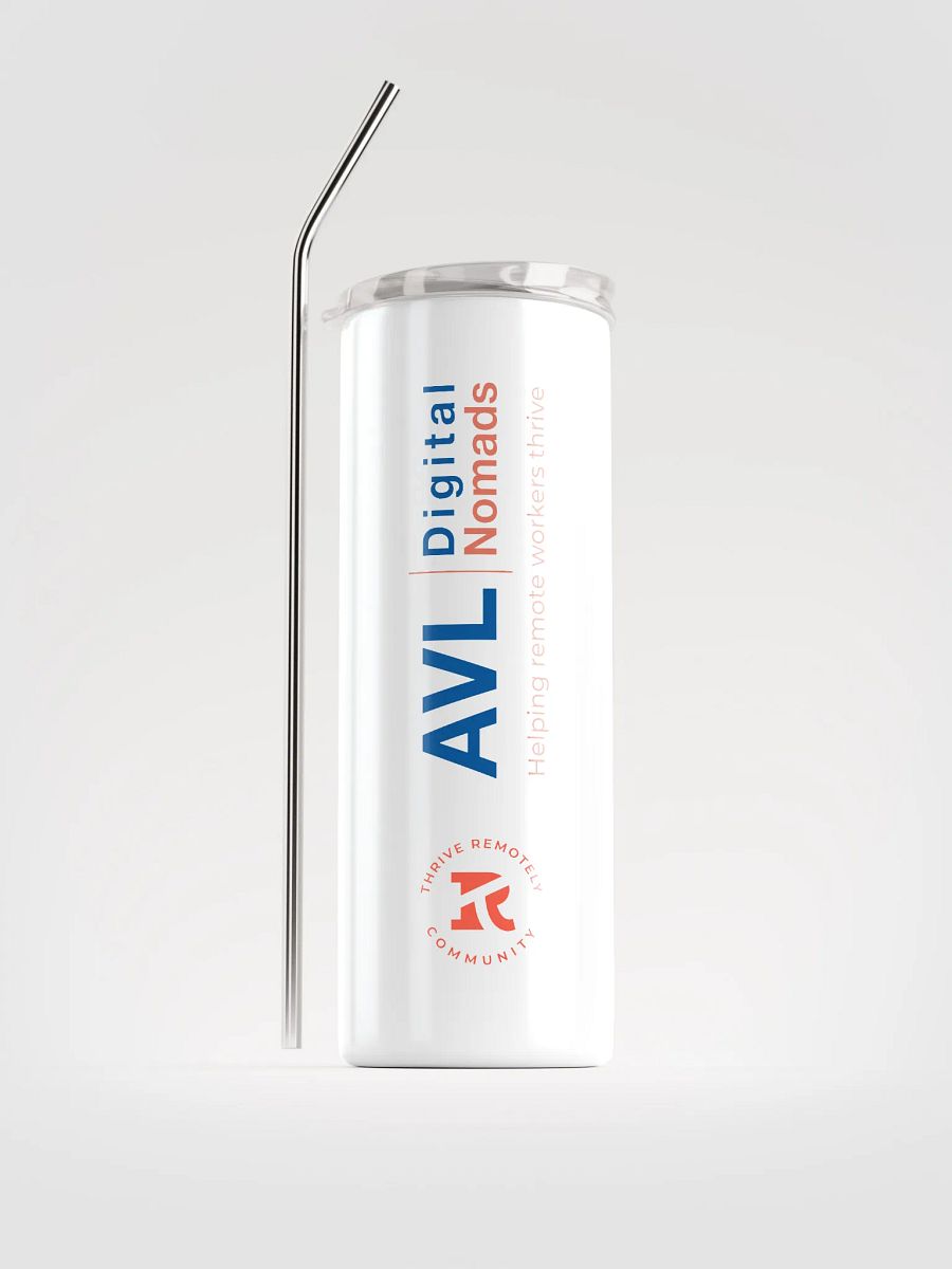 Stainless Steel Tumbler with Straw-AVL product image (1)