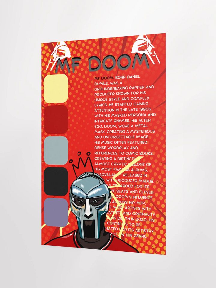 (20x30in) MF DOOM: Premium Unframed Poster product image (2)