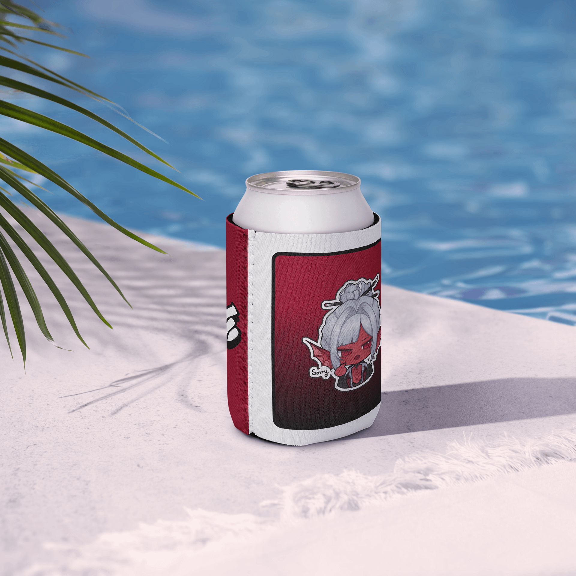 Sorry Emote Coozie (Red) product image (7)