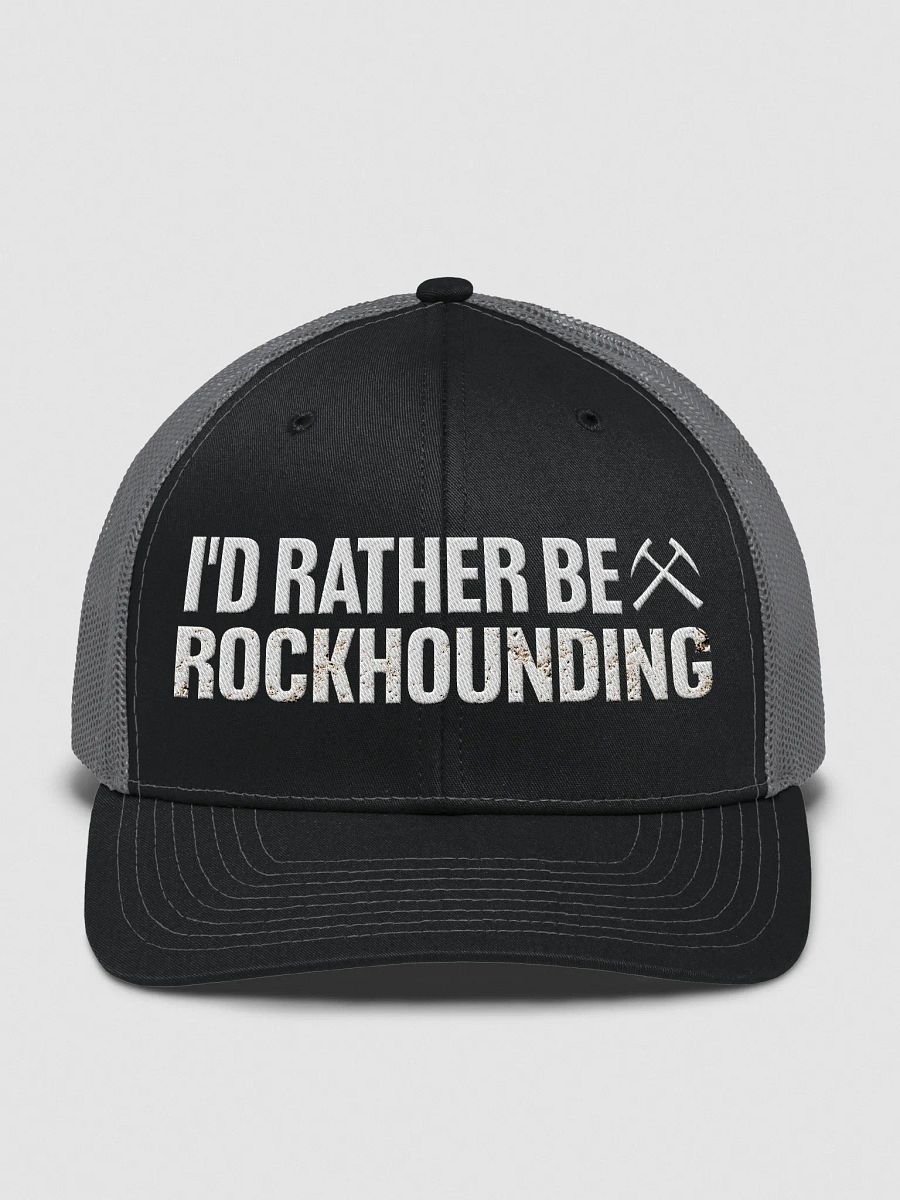 I'D RATHER BE ROCKHOUNDING Embroidered Hat product image (2)