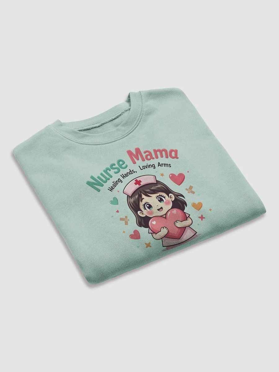 Nurse Mama Fleece Crop Sweatshirt product image (20)