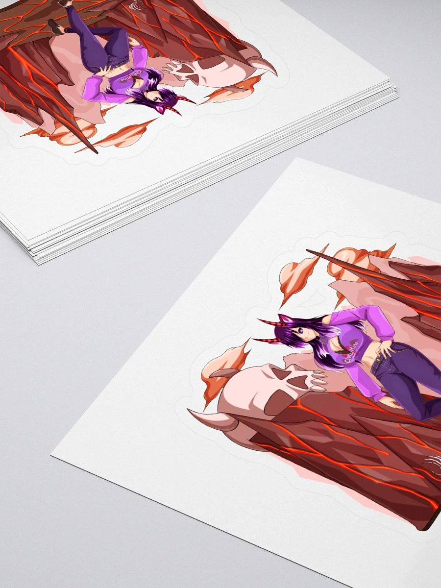 Hellish ClutzyMina Kiss Cut Stickers product image (4)