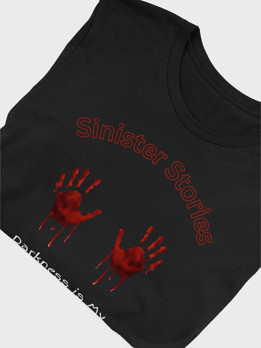 Sinister Stories Tee – “Darkness is my comfort zone” Edition product image (5)