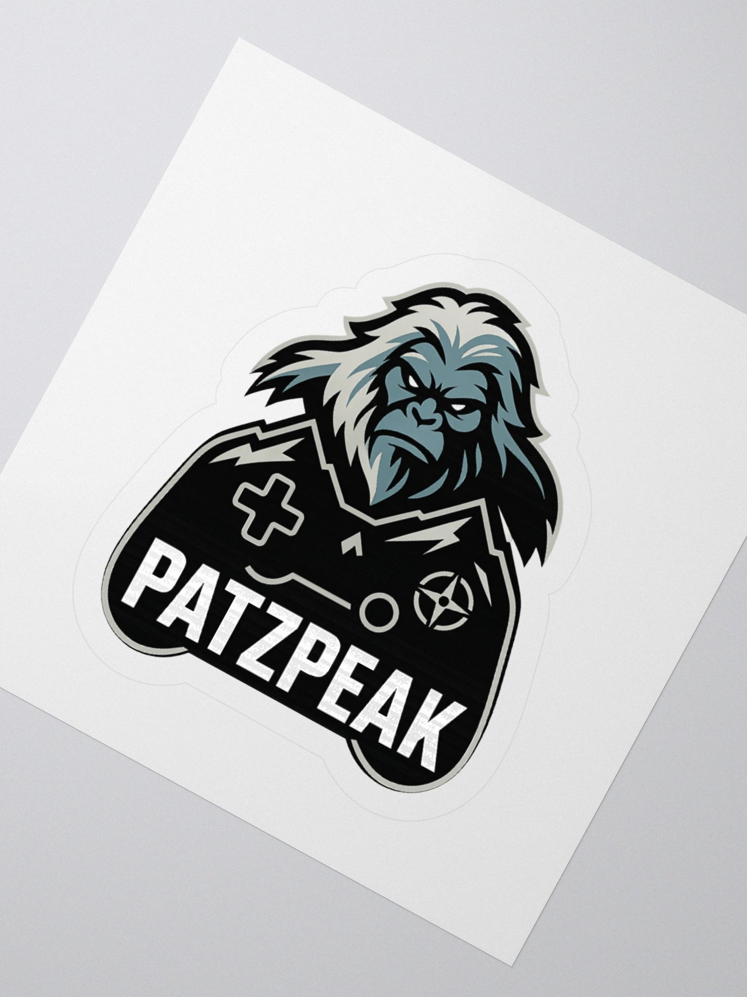 PatzPeak Gaming Gorilla Kiss Cut Stickers product image (5)