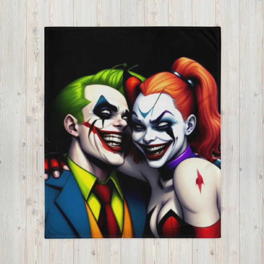 Joker & Harley soft throw blanket product image (4)