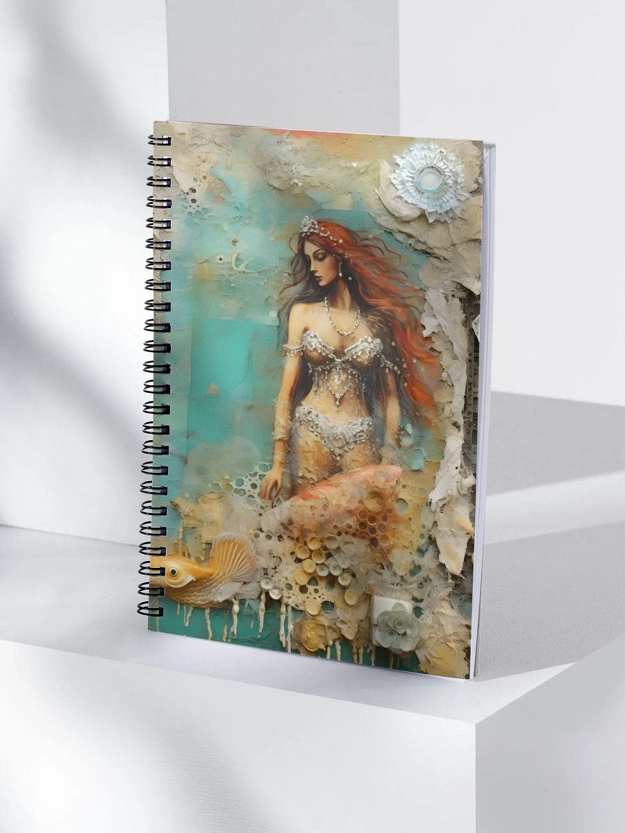 Oceanic Mermaid Dreams Spiral Notebook product image (4)