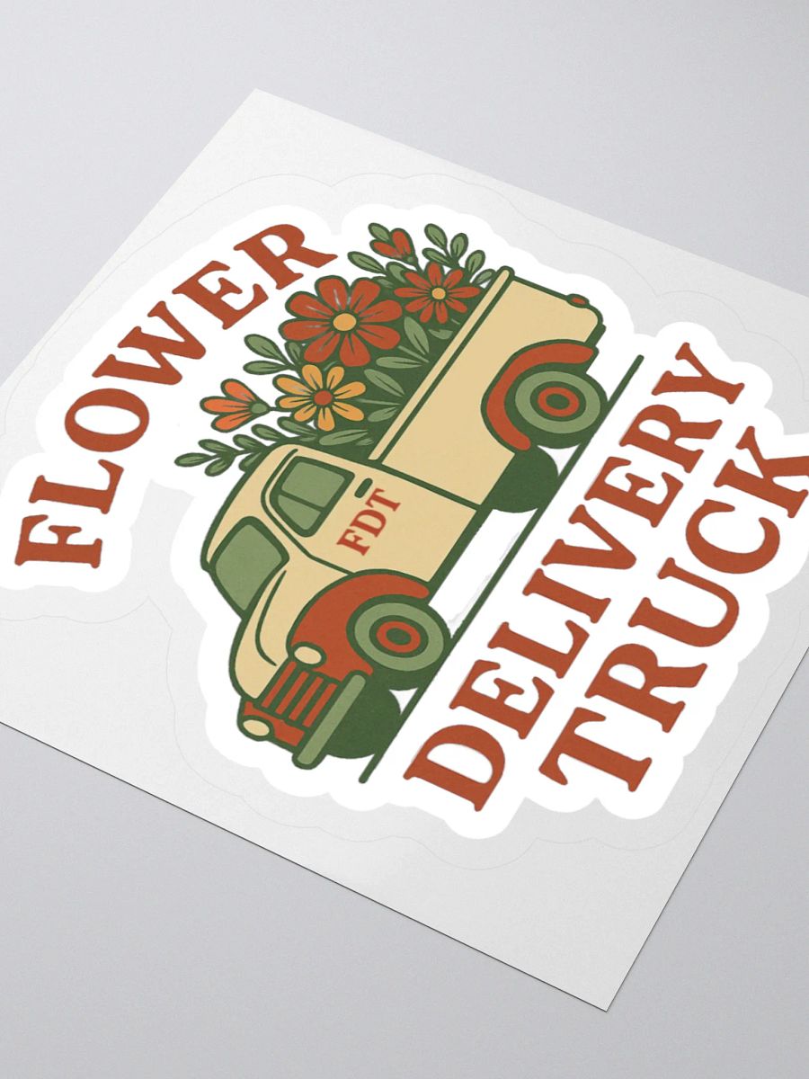 FDT Flower Delivery Truck Sticker product image (3)