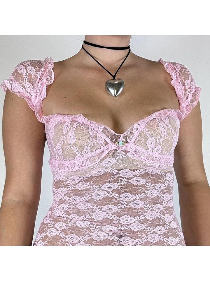Lace tee product image (1)