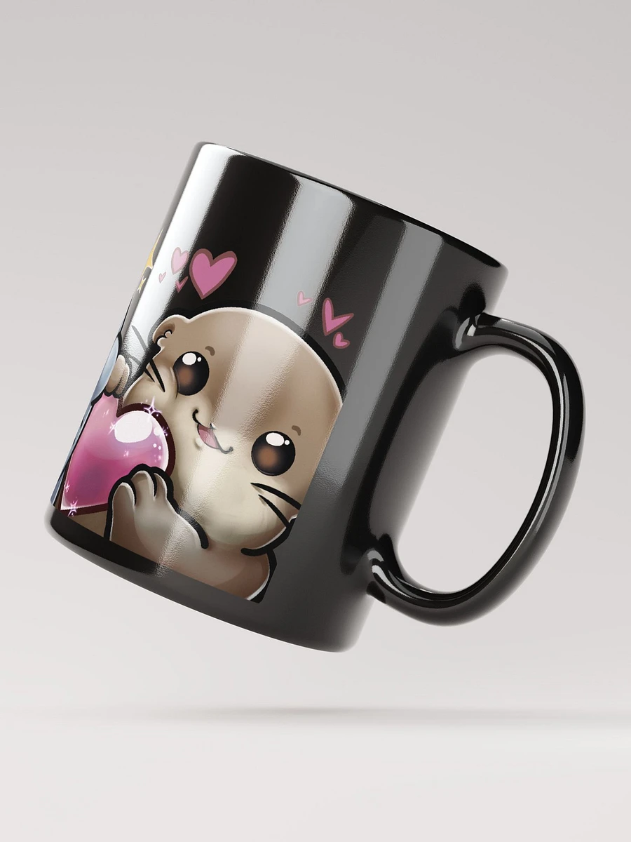 Black Glossy Mug - Otter product image (5)