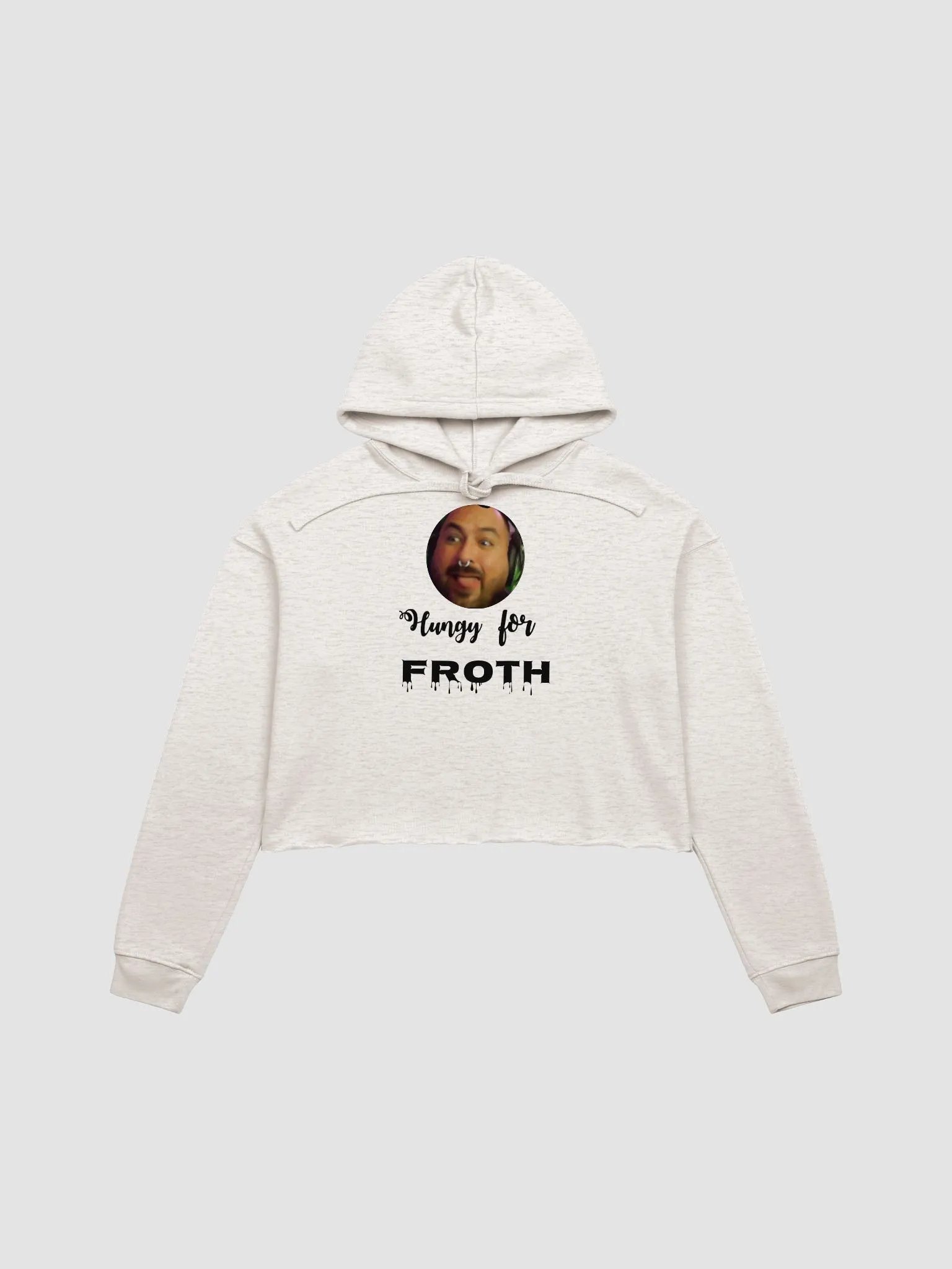 Hungy for Froth Crop Top Hoody (Light Colors) product image (1)