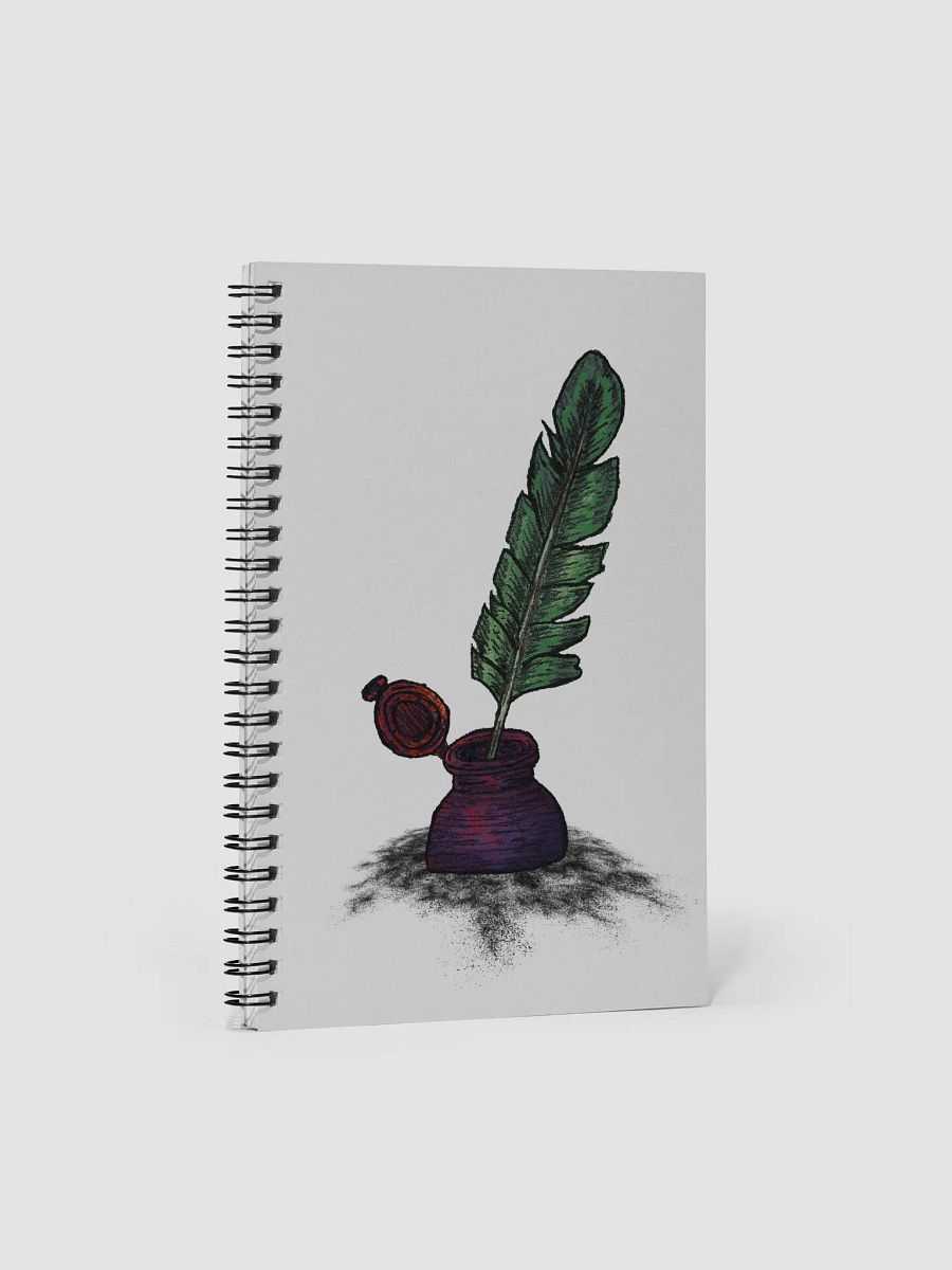 Illegible Script Spiral Notebook product image (3)